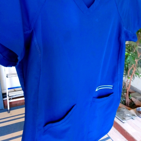 HH 360 scrubs Blue Top S pants XS
